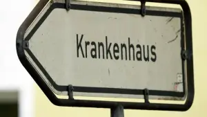 Weg zum Krankenhaus