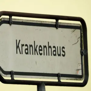 Weg zum Krankenhaus