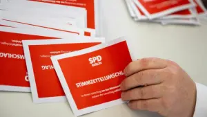 Auszählung der Stichwahl zum SPD-Parteivorsitz in Berlin