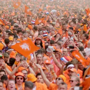Euro 2024: Fanmarsch Niederlande