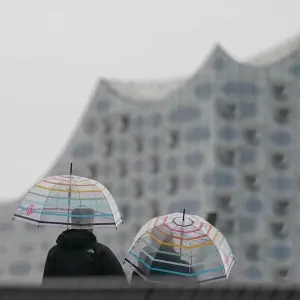 Regenwetter in Hamburg