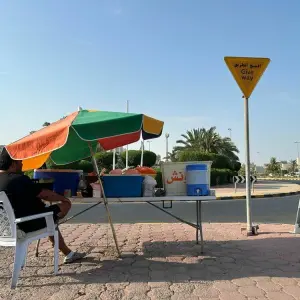 Heißes Wetter in Kuwait