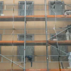 Sanierung einer Hausfassade