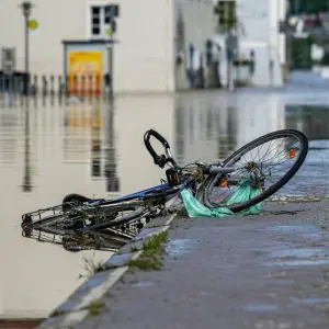 Hochwasserlage in Bayern - Passau