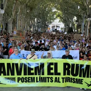 Demo gegen Massentourismus auf Mallorca