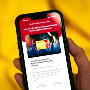 Ehrenamtskarte-App für Niedersachsen