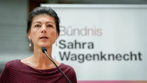 Sahra Wagenknecht vom Bündnis Sahra Wagenknecht