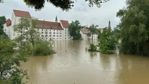 Hochwasser in Bayern - Straubing