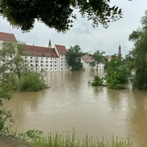 Hochwasser in Bayern - Straubing