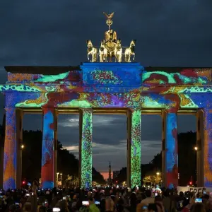Beginn des «Festival of Lights» in Berlin