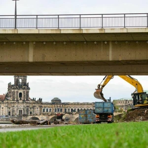 Nach Einsturz der Carolabrücke