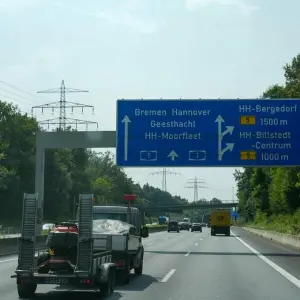 Autobahn A1 Richtung Süden