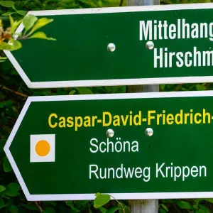 Caspar-David-Friedrich Weg in der Sächsischen Schweiz