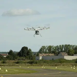 Volocopter fliegt in Frankreich während Olympischer Spiele