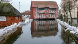 Hochwassergefahr in Mecklenburg-Vorpommern.
