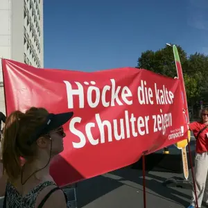 Landtagswahl Thüringen - Demonstration Campact