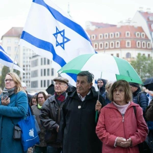 Jahrestag 7. Oktober 2023 - Dresden