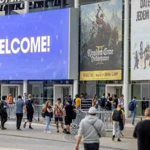 Vor dem Start der Gamescom