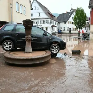 Hochwasser in Baden-Württemberg - Rudersberg