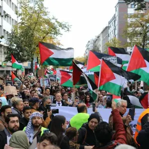 Pro-Palästina Kundgebung in Düsseldorf