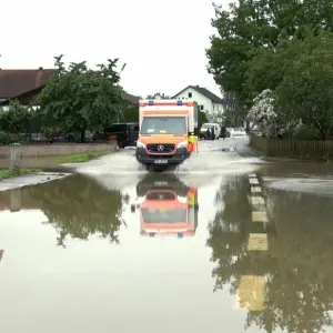 Hochwasser in Bayern - Pfaffenhofen an der Ilm