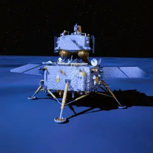 «Chang'e»-Sonde auf dem Mond