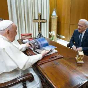 Martin Scorsese bei Papst Franziskus