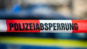 Absperrung der Polizei