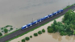 Hochwasser in Baden-Württemberg - Meckenbeuren