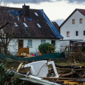 Sturmschäden am Haus