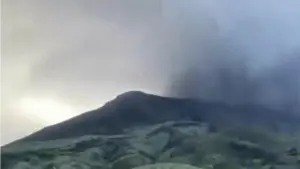 Ausbruch auf Vulkaninsel Stromboli