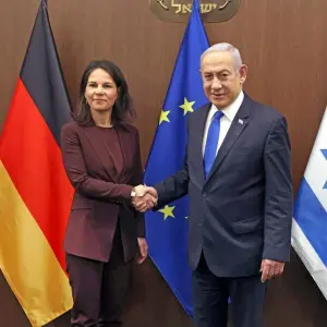 Baerbock und Netanjahu