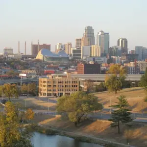 Blick auf Kansas City