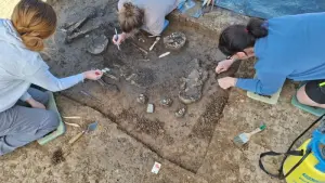 6800 Jahre altes Skelett in Niederbayern entdeckt