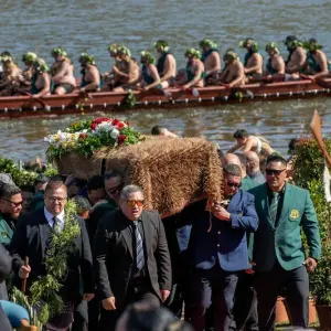 Beisetzung Maori-König Tuheitia Pootatau Te Wherowhero