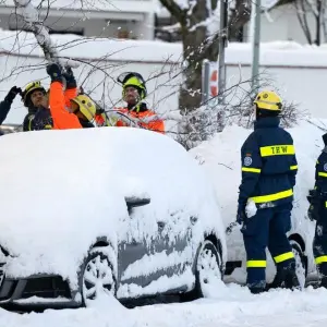 Wintereinbruch in Süddeutschland