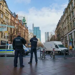 Polizei im Frankfurter Bahnhofsviertel