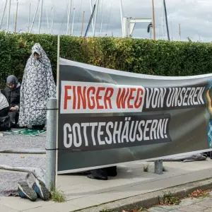 Freitagsgebet vor der Blauen Moschee