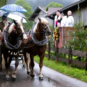 Traditioneller Rosstag von Rottach-Egern