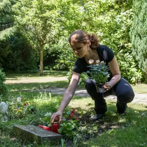 So kann man Gräber umweltfreundlich schmücken