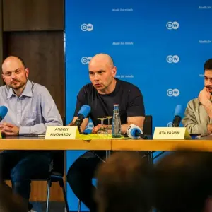 Pressekonferenz der Stiftung gegen Korruption