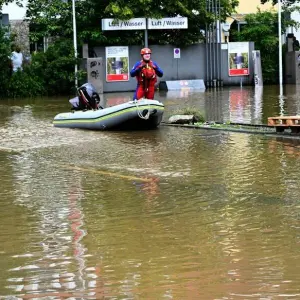 Hochwasser in Bayern - Allershausen