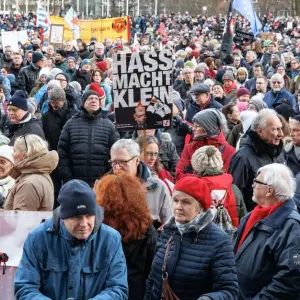 Demonstrationen gegen rechts in Kiel