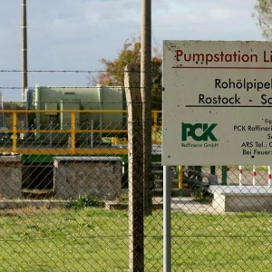 Pumpstation an Ölleitung der PCK Schwedt