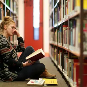 Bibliothek in einer Universität