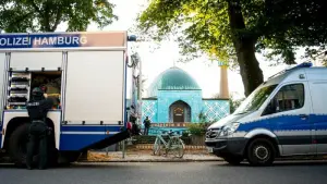 Razzien gegen Islamisten - Blaue Moschee Hamburg