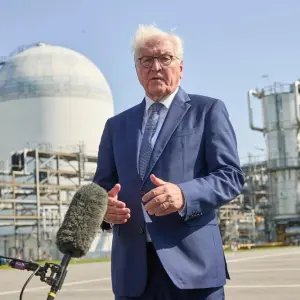 Bundespräsident Steinmeier in Stade