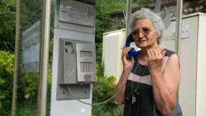 Telefonzelle in Frankreich