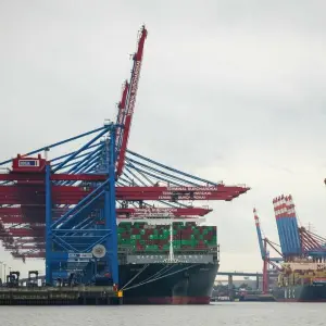 Exporte - Containerterminal im Hafen Hamburg