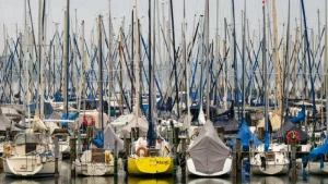 Segelboote auf dem Chiemsee